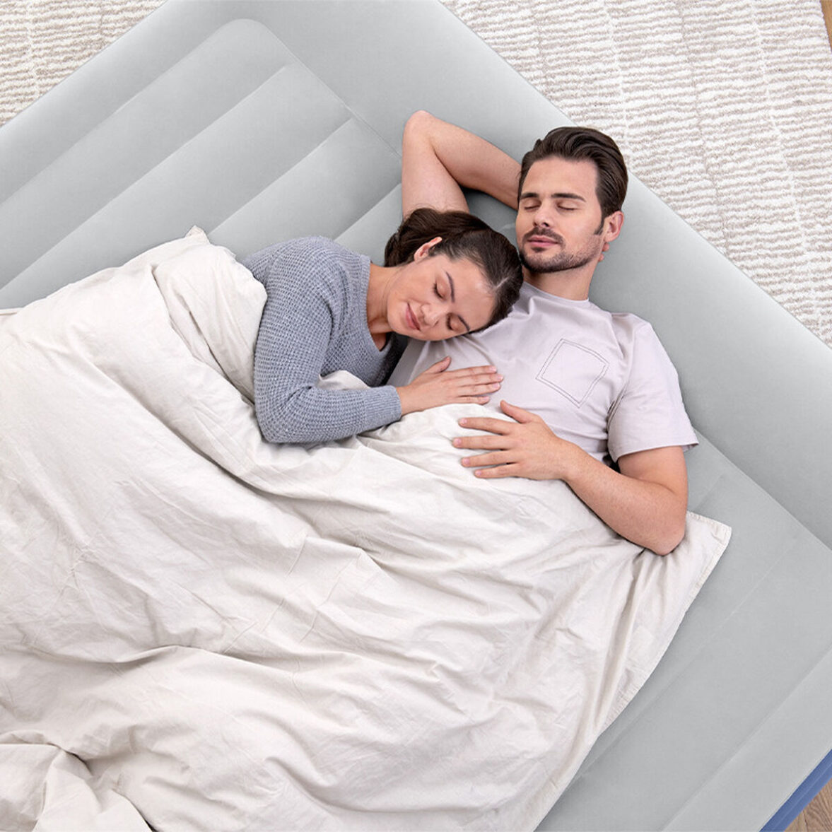 Bestway Cama Doble con Motor 203x193x56 cm Hinchable y Camping 67692 - Imagen 7