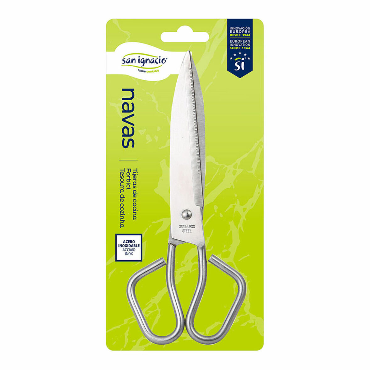 Tijeras de Cocina San Ignacio SG-7284 Acero Inoxidable 19 x 7,7 cm - Imagen 3