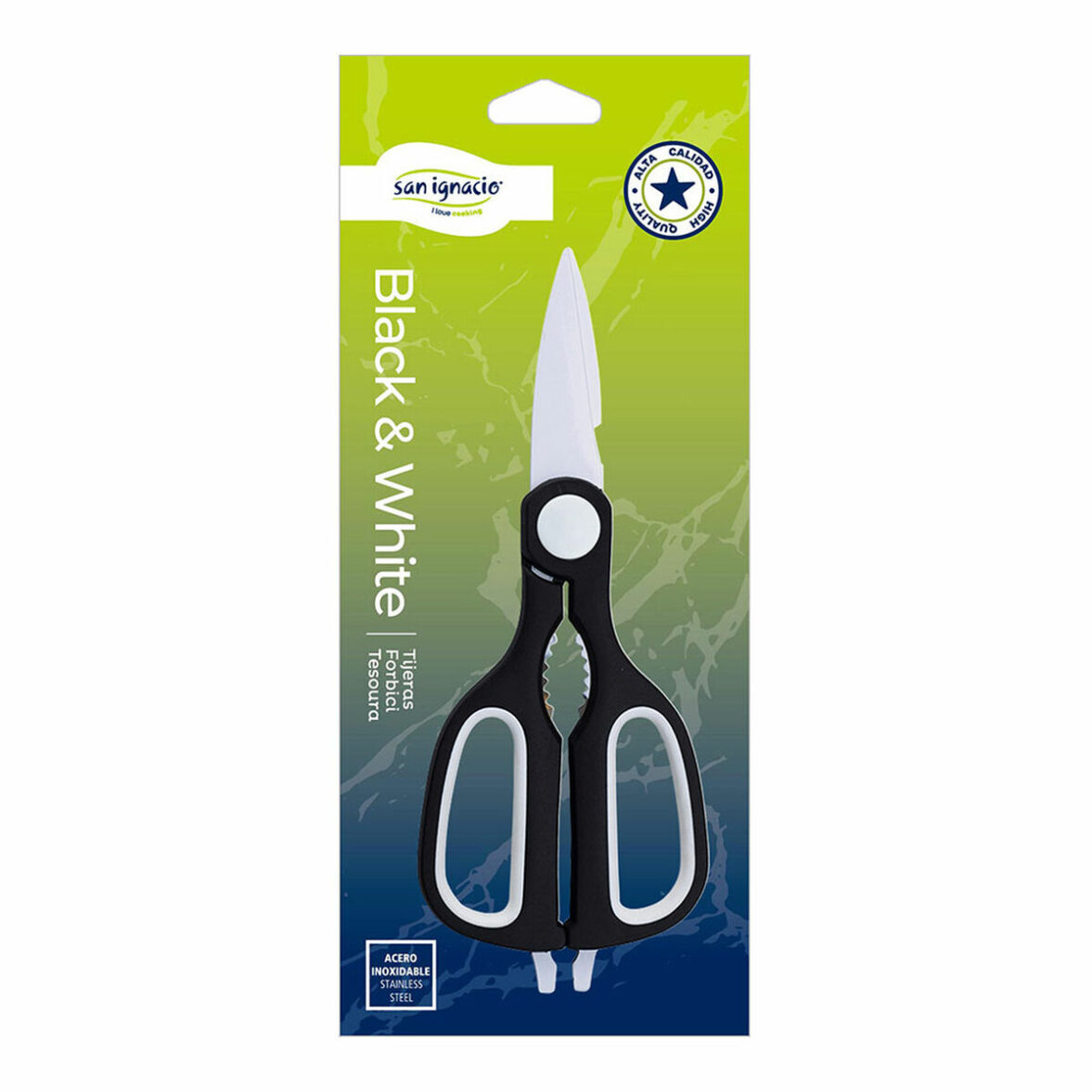Tijeras de Cocina San Ignacio Cook SG-7285 Acero Inoxidable 21,3 cm - Imagen 3
