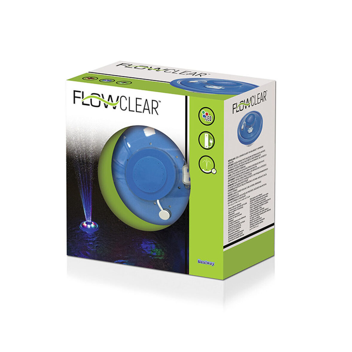 Bestway Luz Led Flotante Multicolor D18,5 cm Piscina y Jardin 58493 - Imagen 6