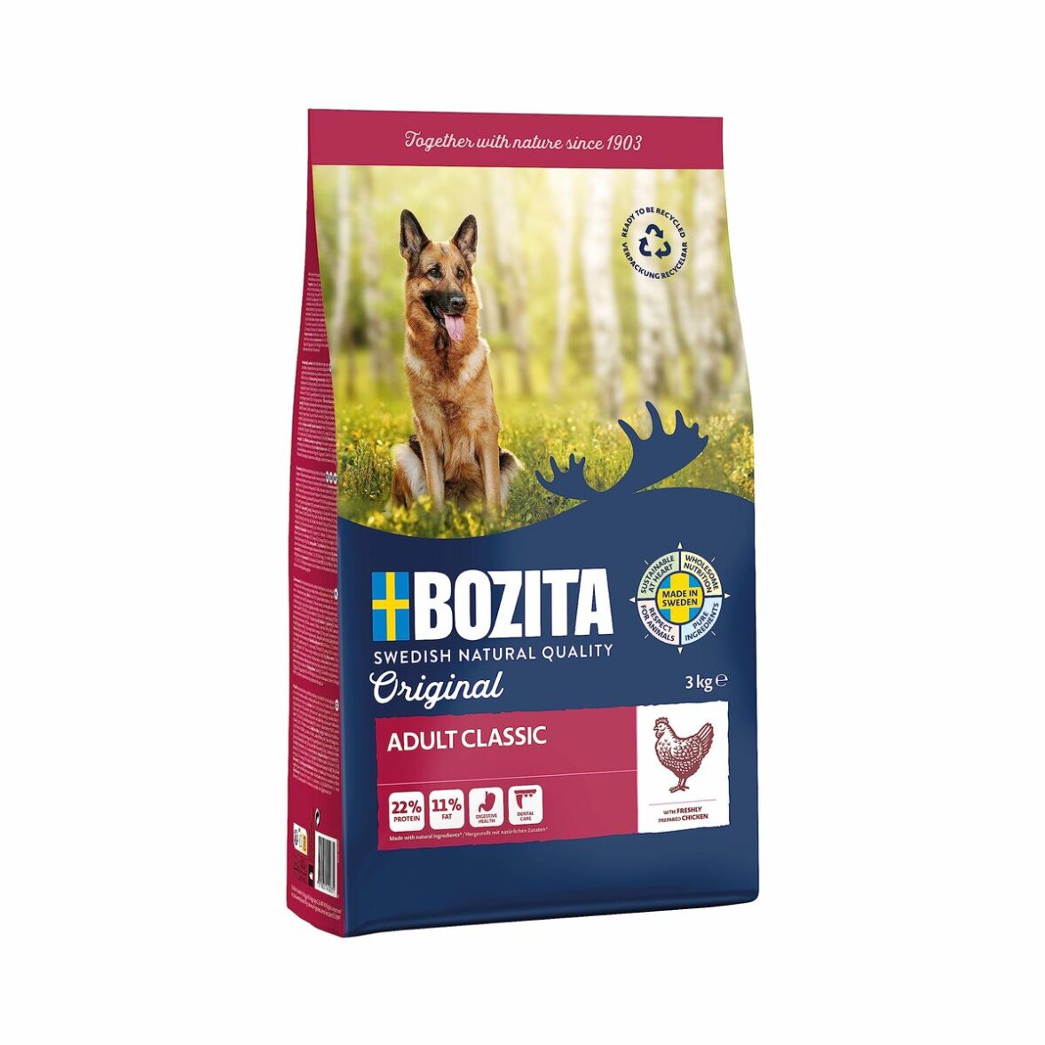 Pienso Bozita Original Adult Classic Chicken Pollo 3 Kg