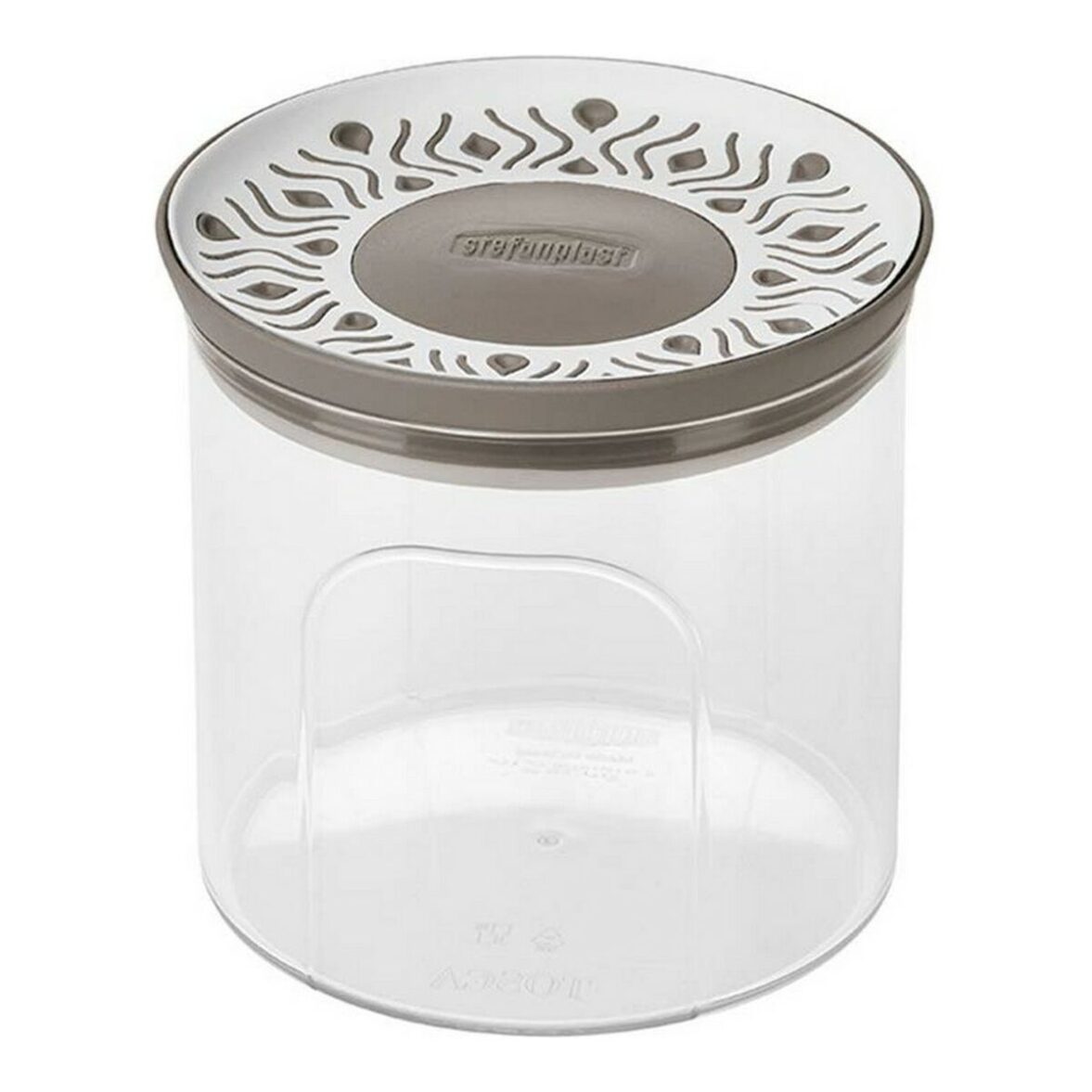 Bote Stefanplast STF923 11,7 x 11 x 11,7 cm Beige Plástico 700 ml - Imagen 3