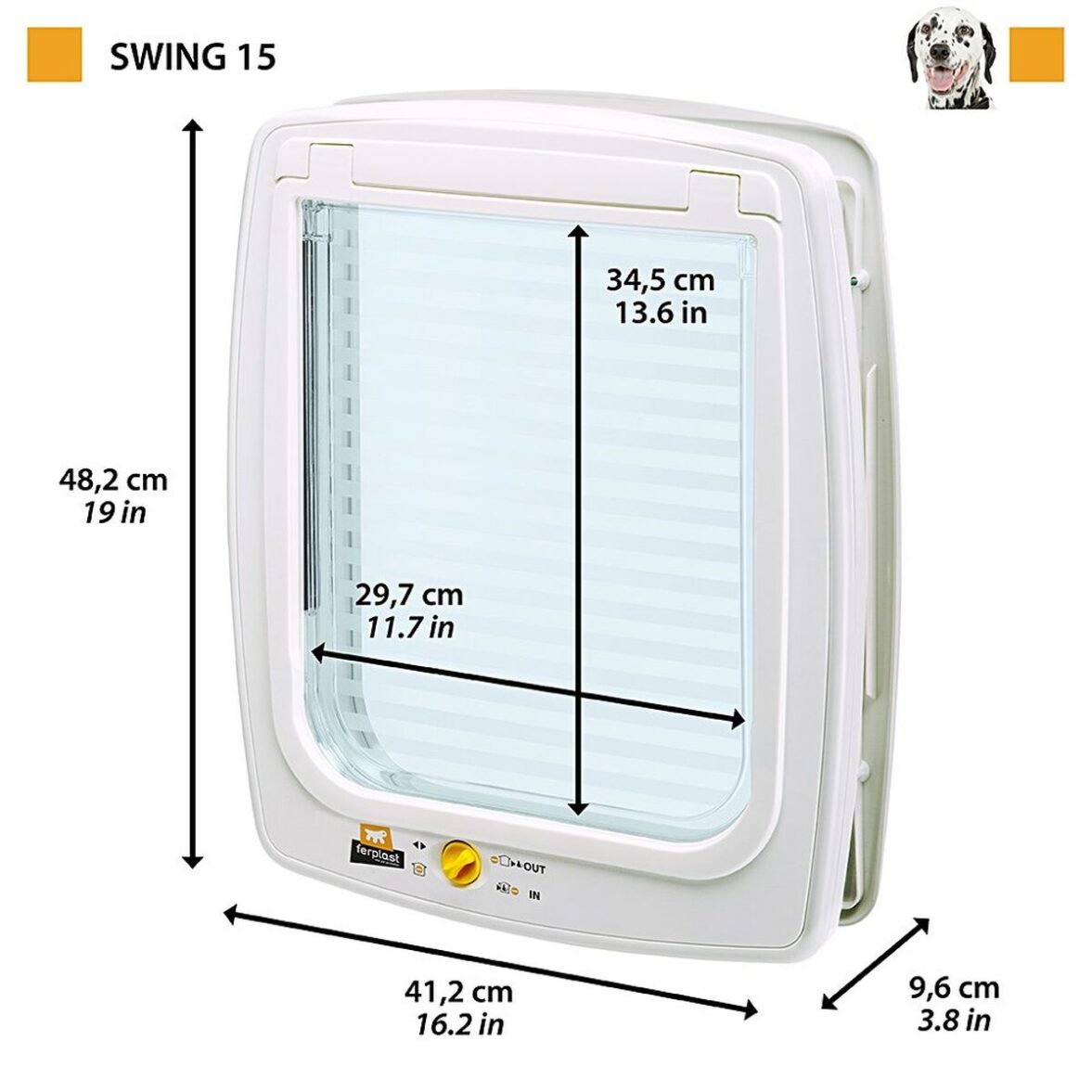 Gatera Ferplast Swing 15 Blanco Plástico - Imagen 4