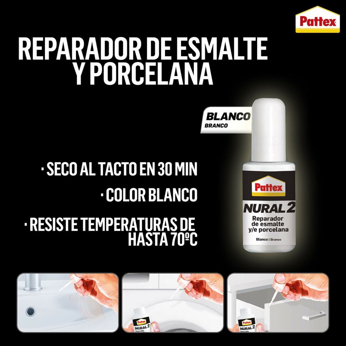 Adhesivo para acabados Pattex Nural 2 Líquido (50 g) - Imagen 3