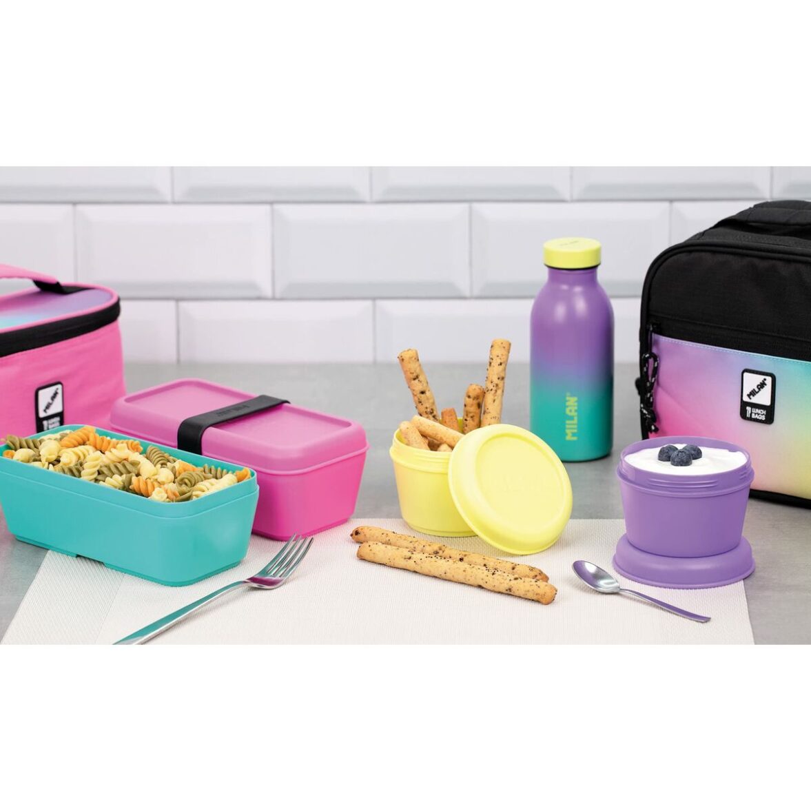 Recipiente Conservador de Alimentos Milan Sunset Plástico Rectangular 750 ml - Imagen 3