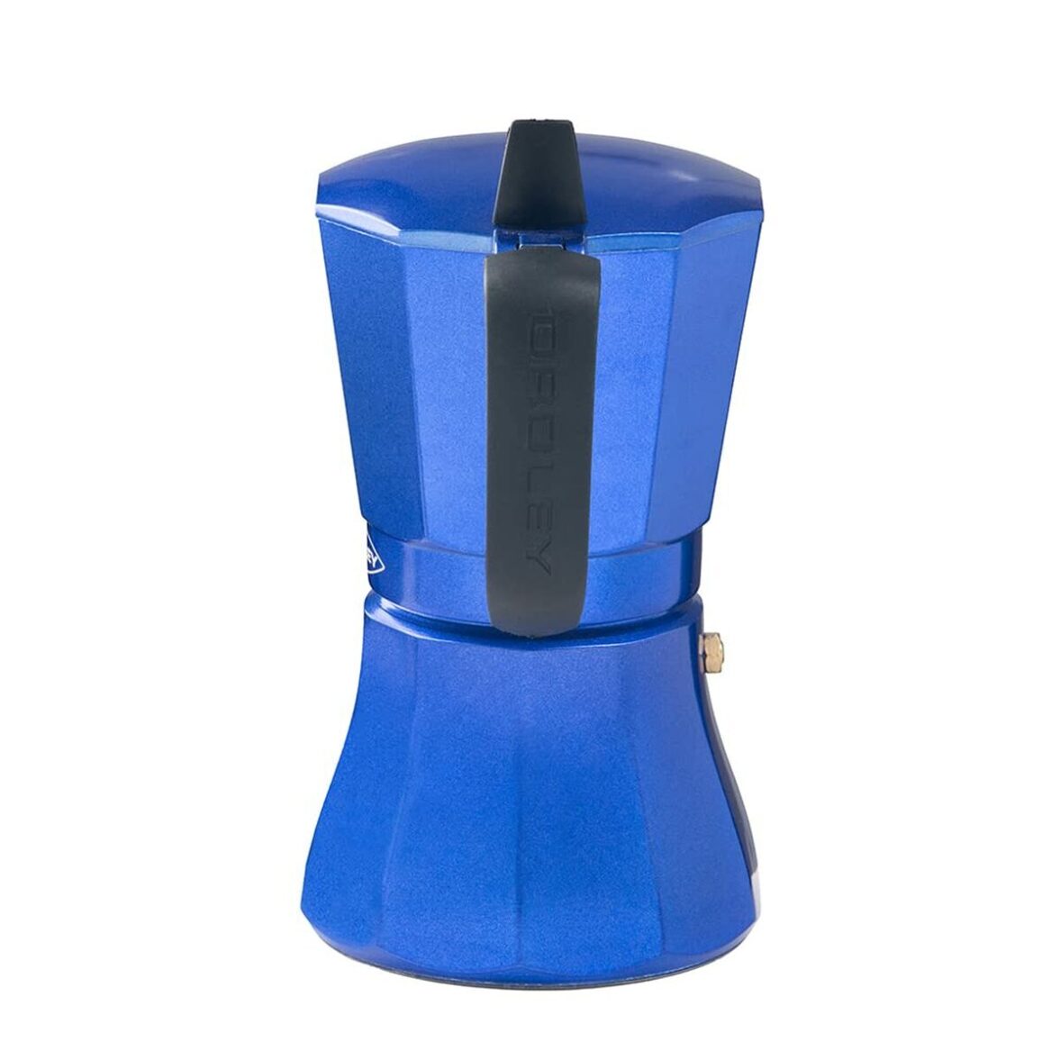 Cafetera Italiana Oroley Petra Azul Aluminio 6 Tazas - Imagen 4