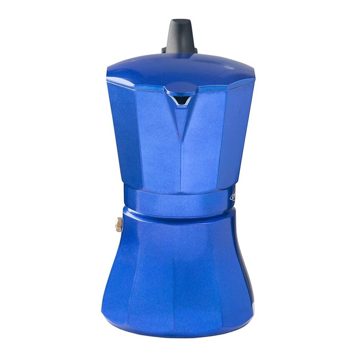 Cafetera Italiana Oroley Petra Azul Aluminio 6 Tazas - Imagen 3
