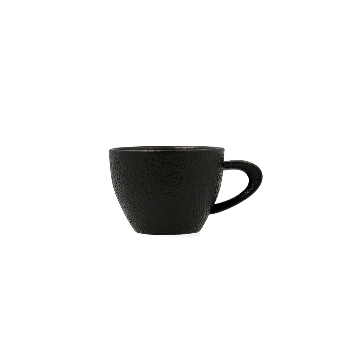 Taza Bidasoa Fosil Negro Cerámica Alúmina 800 ml (12 Unidades) - Imagen 4