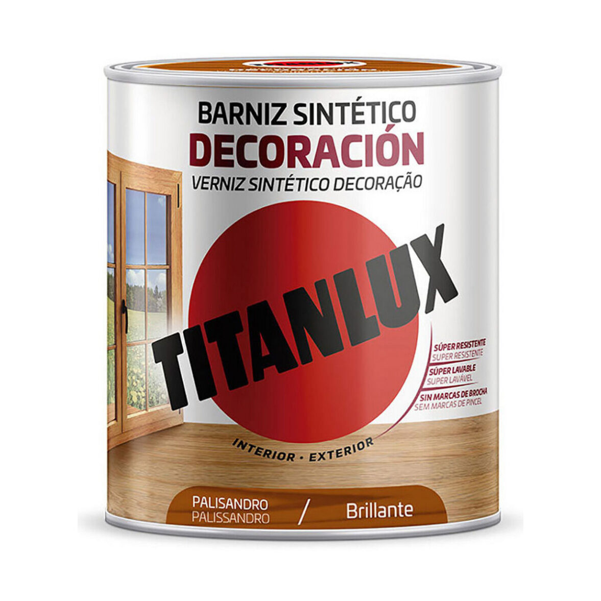 Barniz Titanlux M10100634 750 ml Palisandro