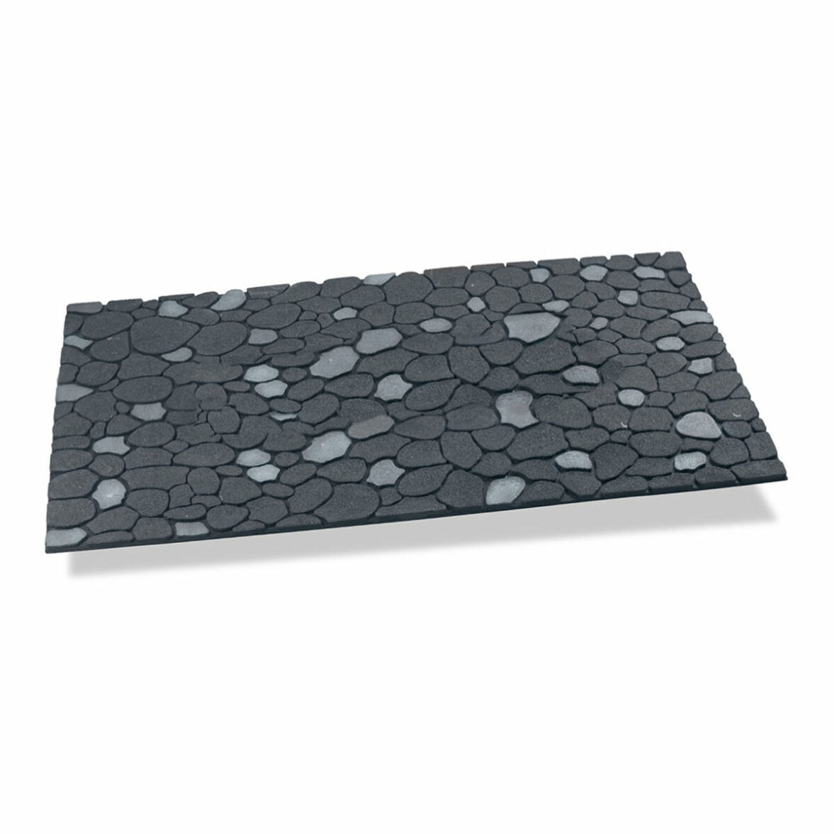 Felpudo Hidalgo Gris Goma 45 x 75 cm 75 x 45 cm Piedras