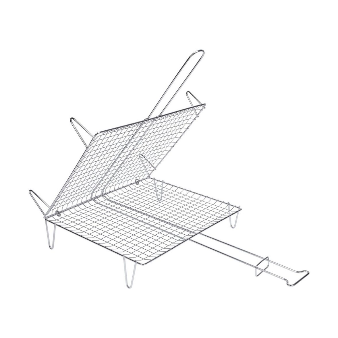 Parrilla de Barbacoa para Pescado Sauvic Zinc 30 x 35 cm - Imagen 3