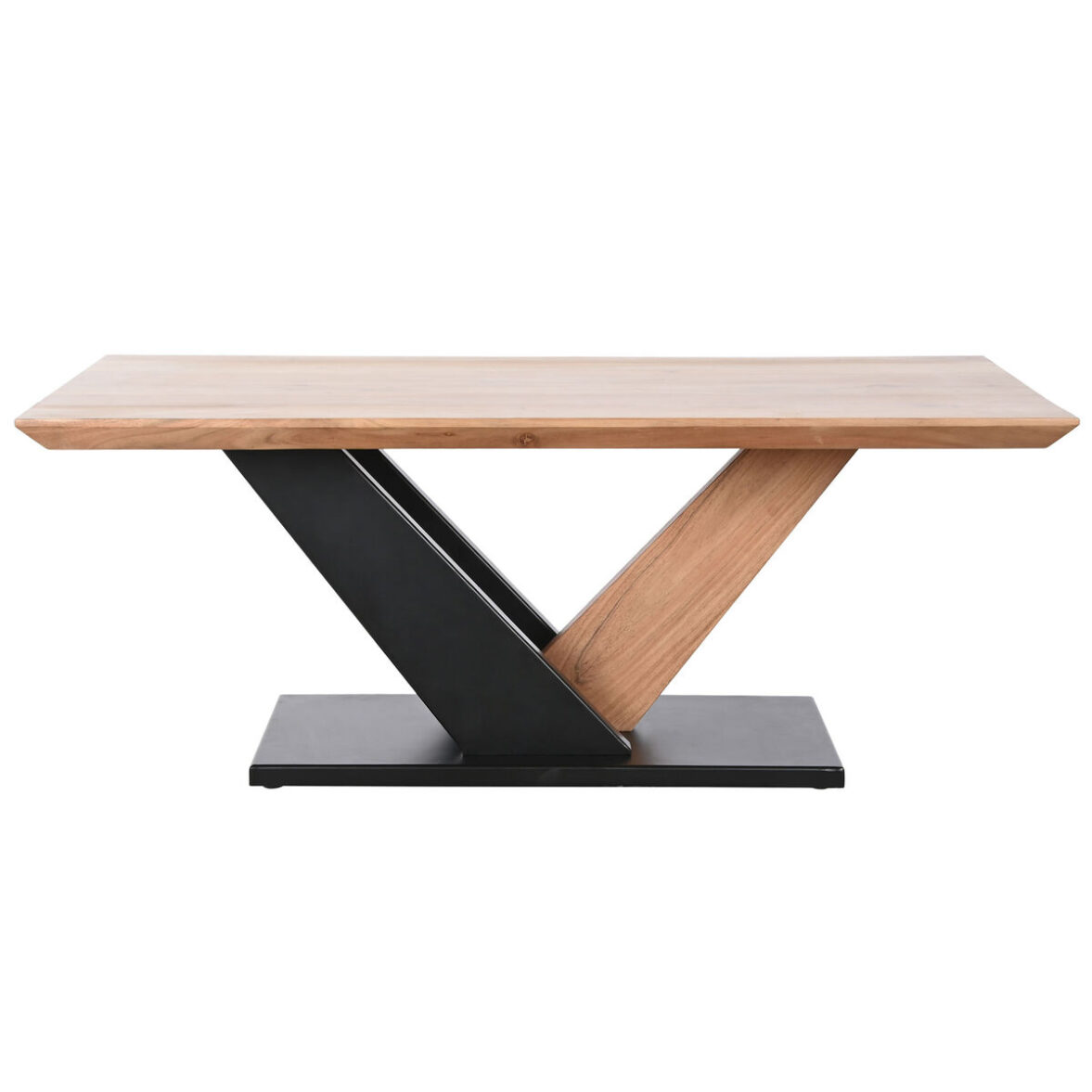 Mesa de Centro DKD Home Decor Metal Acacia 115 x 60 x 45 cm - Imagen 3