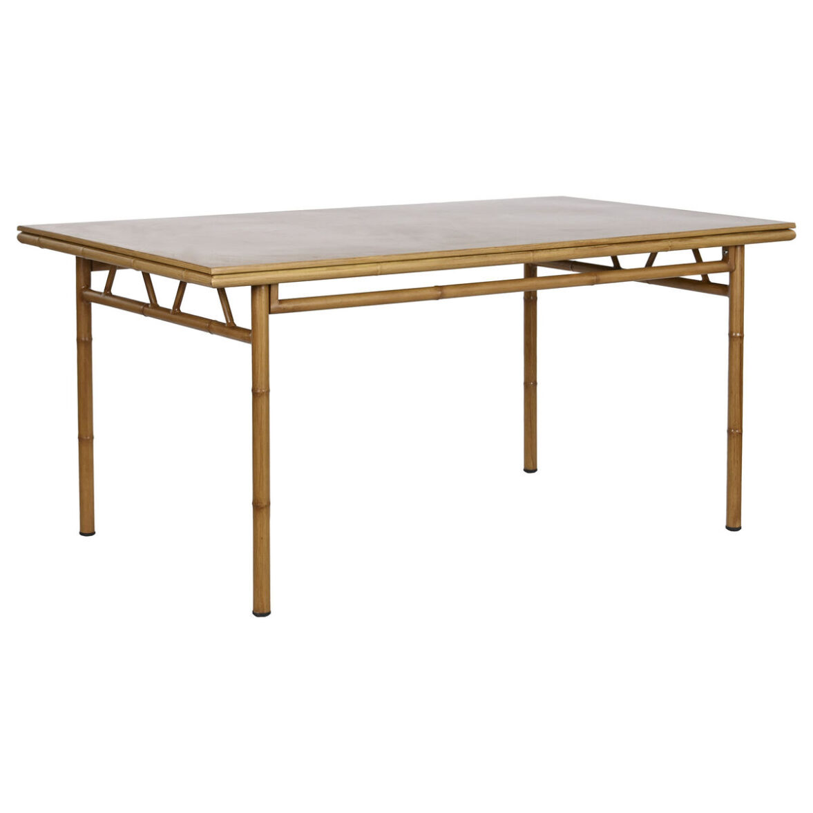 Conjunto de Mesa con 4 Sillas Home ESPRIT Aluminio 160 x 90 x 75 cm (5 Piezas) - Imagen 3