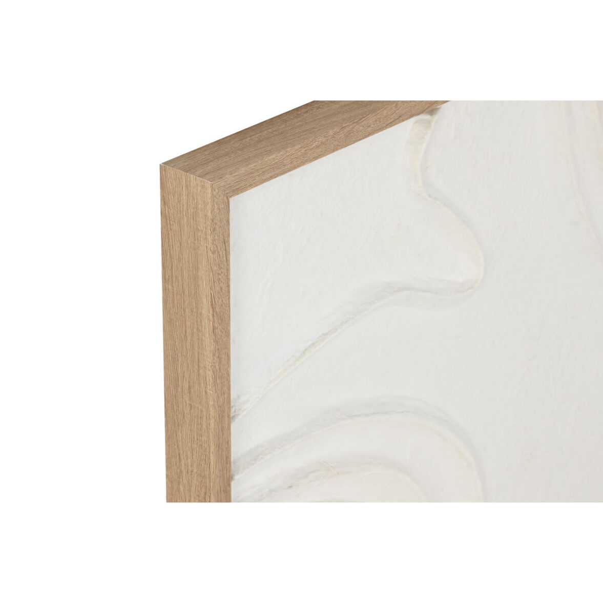 Cuadro Home ESPRIT Blanco Abstracto Escandinavo 80 x 4 x 80 cm (2 Unidades) - Imagen 4