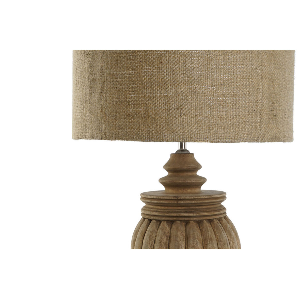 Lámpara de mesa Home ESPRIT Natural Yute Madera 50 W 220 V 41 x 41 x 76 cm - Imagen 4