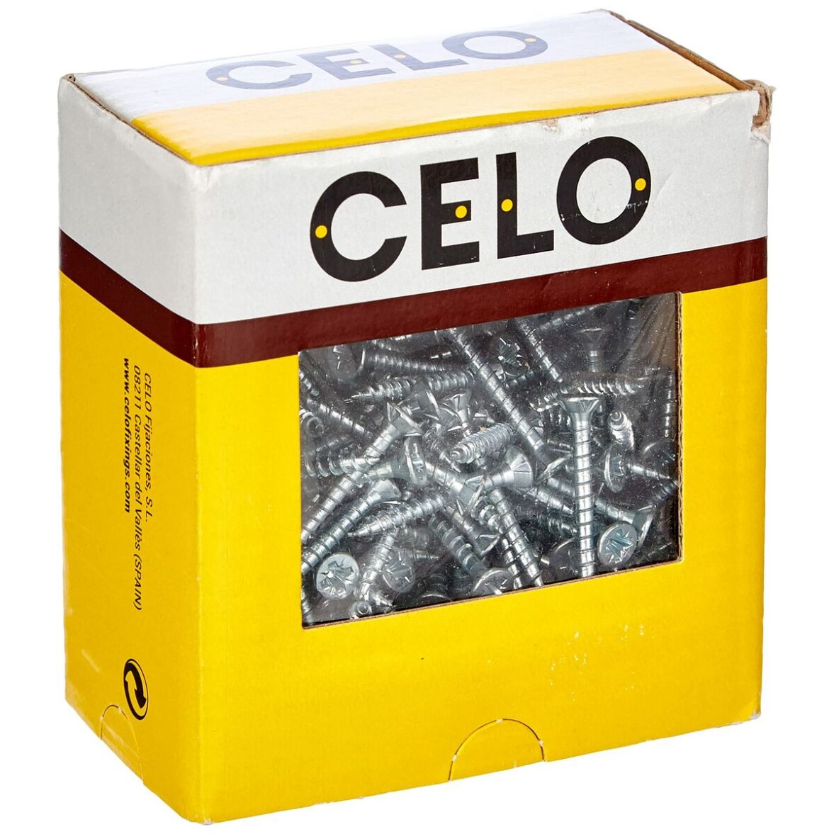 Caja de tornillos CELO Vlox 200 Unidades Zincado Avellanado (3,5 x 30 mm) (30 mm) - Imagen 4