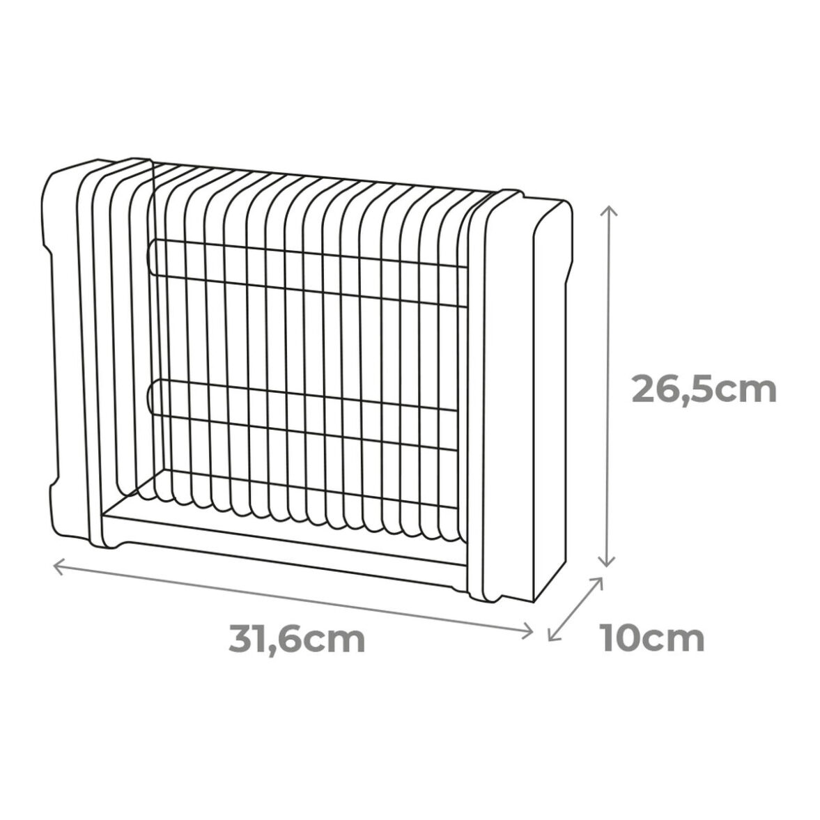 Antimosquitos Eléctrico EDM 06520 Negro 6 W RMS x 2 12 W 31,6 x 10 x 26,3 cm - Imagen 3