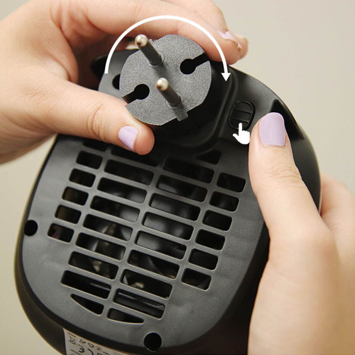 Calefactor Cerámico Eléctrico EDM 07187 700 W Mini - Imagen 5