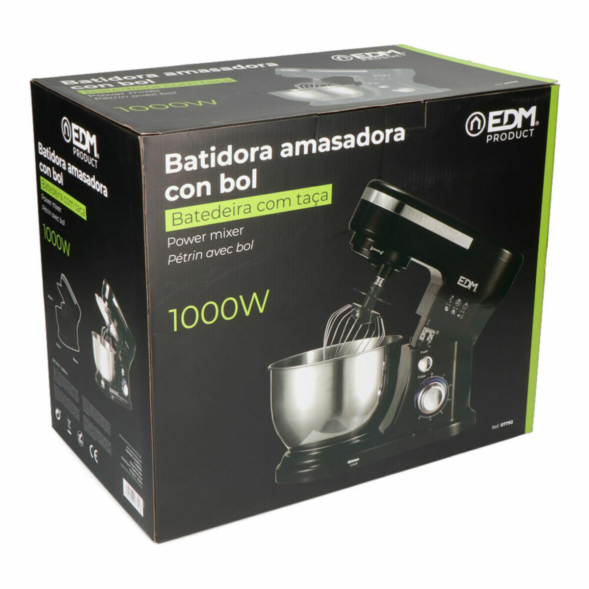 Batidora-Amasadora EDM 07792 1000 W 4 L - Imagen 4