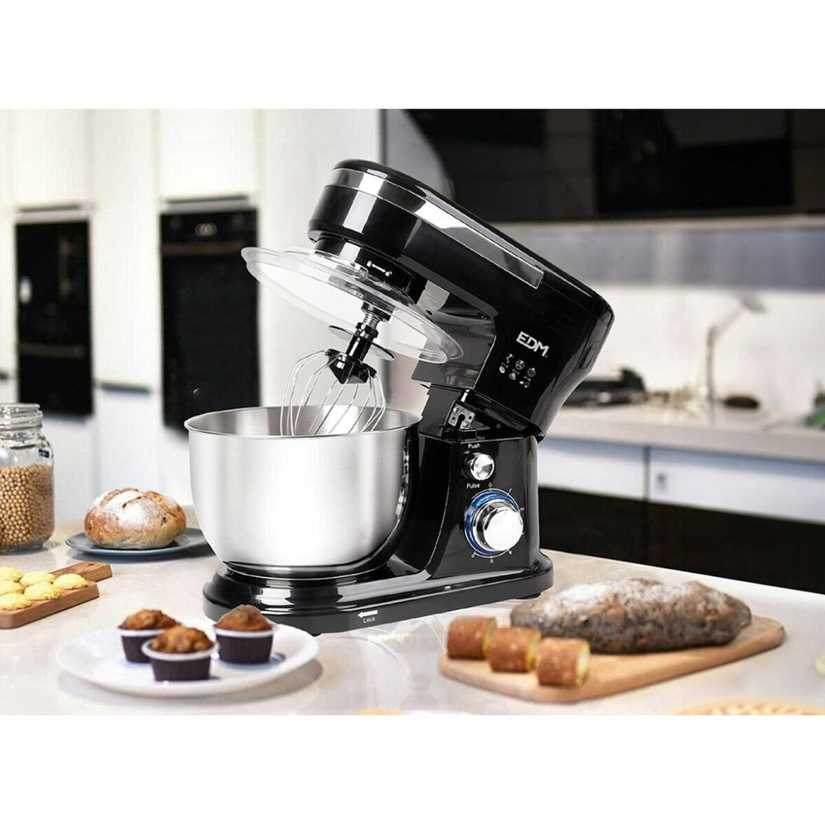 Batidora-Amasadora EDM 07792 1000 W 4 L - Imagen 5