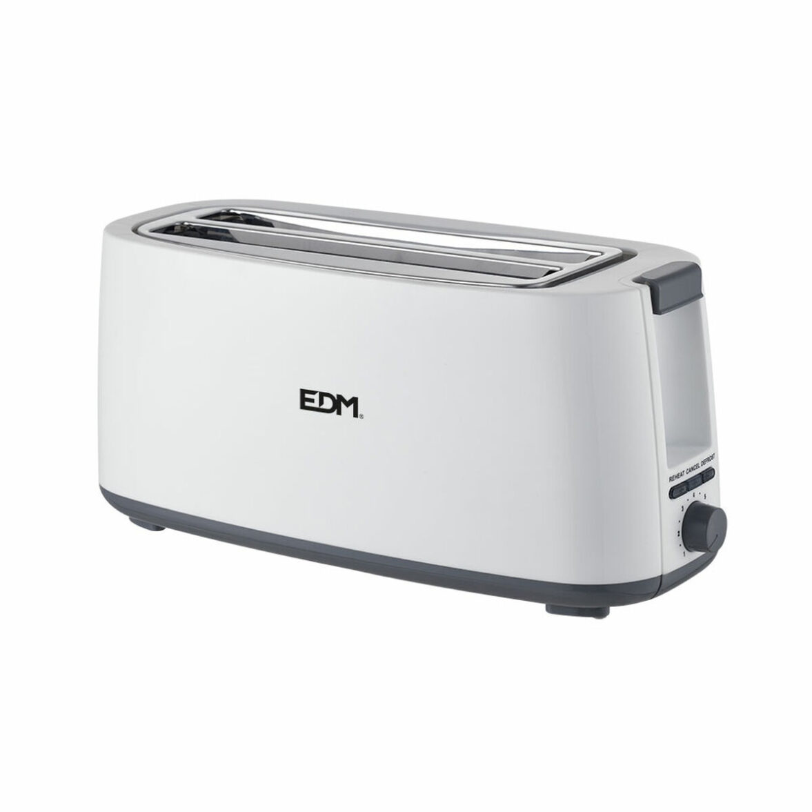 Tostadora EDM 07799 White Design 1400 W Doble ranura - Imagen 5