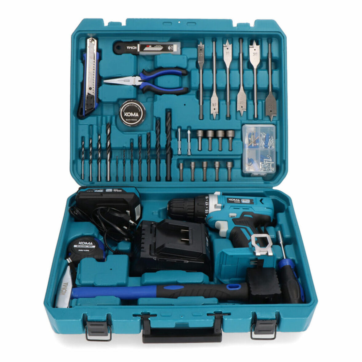 Set de taladro y accesorios Koma Tools Pro Series Atornillador 70 piezas - Imagen 9