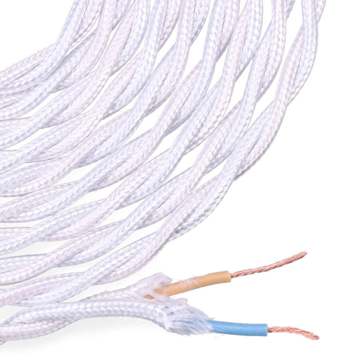 Cable EDM 11876 C01 2 x 0,75 mm 5 m Blanco Aluminio