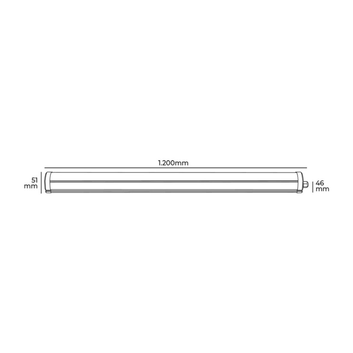 Regleta EDM 31407 36 W 120 cm Luz LED (6400 K) - Imagen 3