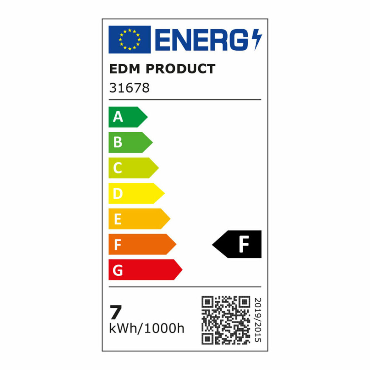 Tubo LED EDM 31678 A F 7 W 480 Lm LED (6500 K) (6400 K) - Imagen 3