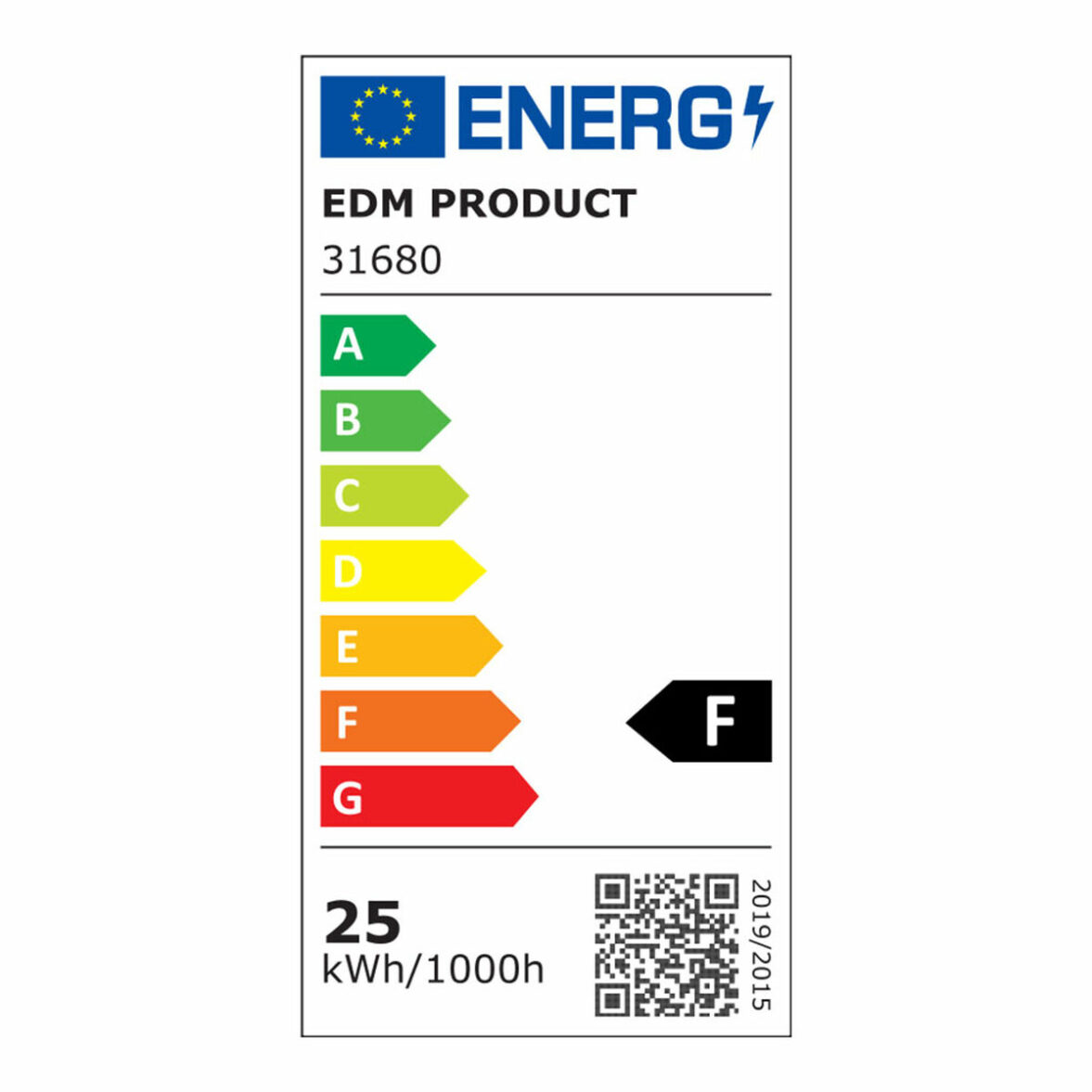 Tubo LED EDM 31680 A F 25 W 2000 Lm (6500 K) (6400 K) - Imagen 3