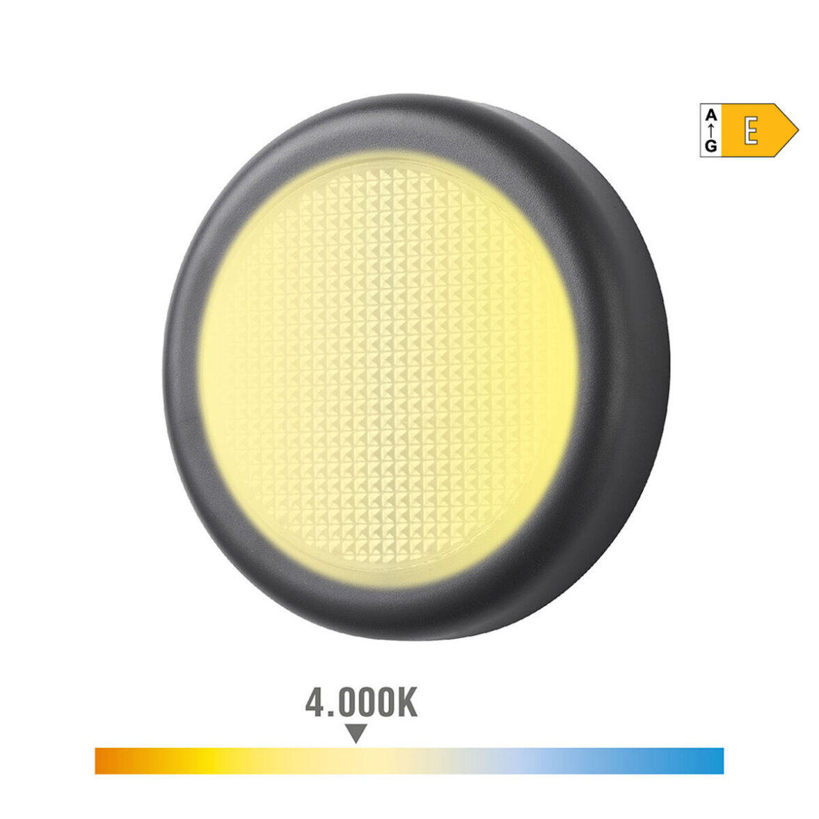 Aplique LED EDM 32155 Negro Plástico E 6 W 450 lm (4000 K) - Imagen 3