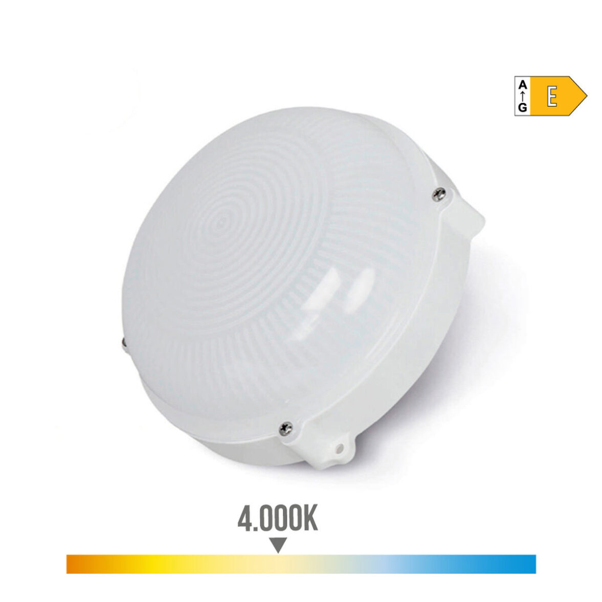 Aplique de Pared EDM 34724 Blanco Polímero A E 12 W 75 W 1080 lm Exterior (4000 K) - Imagen 4
