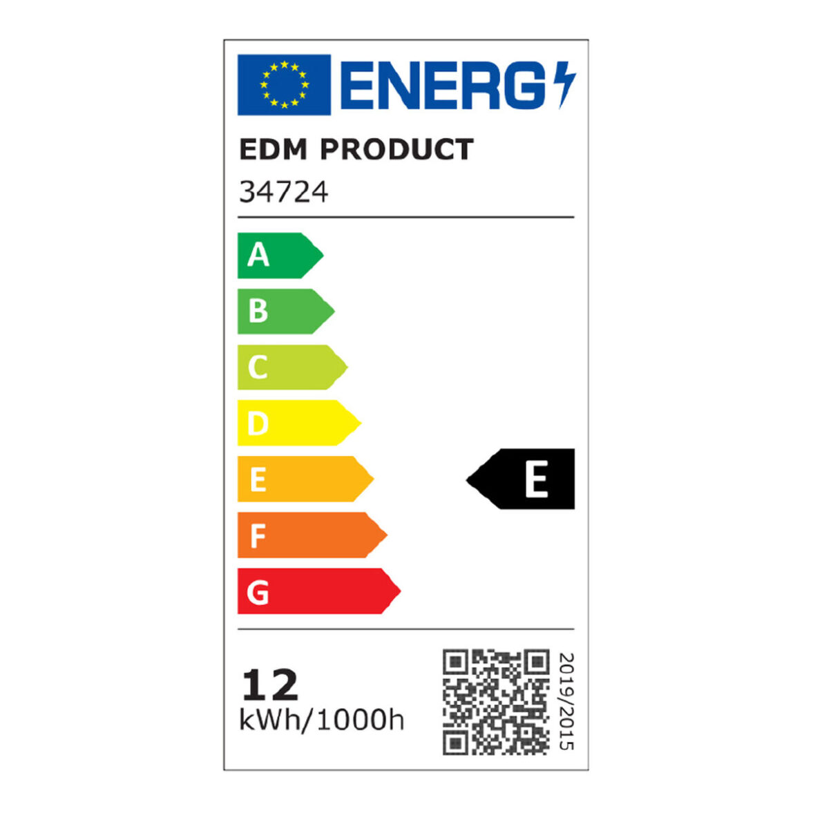 Aplique de Pared EDM 34724 Blanco Polímero A E 12 W 75 W 1080 lm Exterior (4000 K) - Imagen 5
