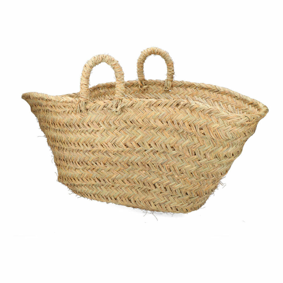 Cesta para leña EDM Esparto 60 x 35 x 45 cm 60 x 45 x 35 cm Oval - Imagen 3