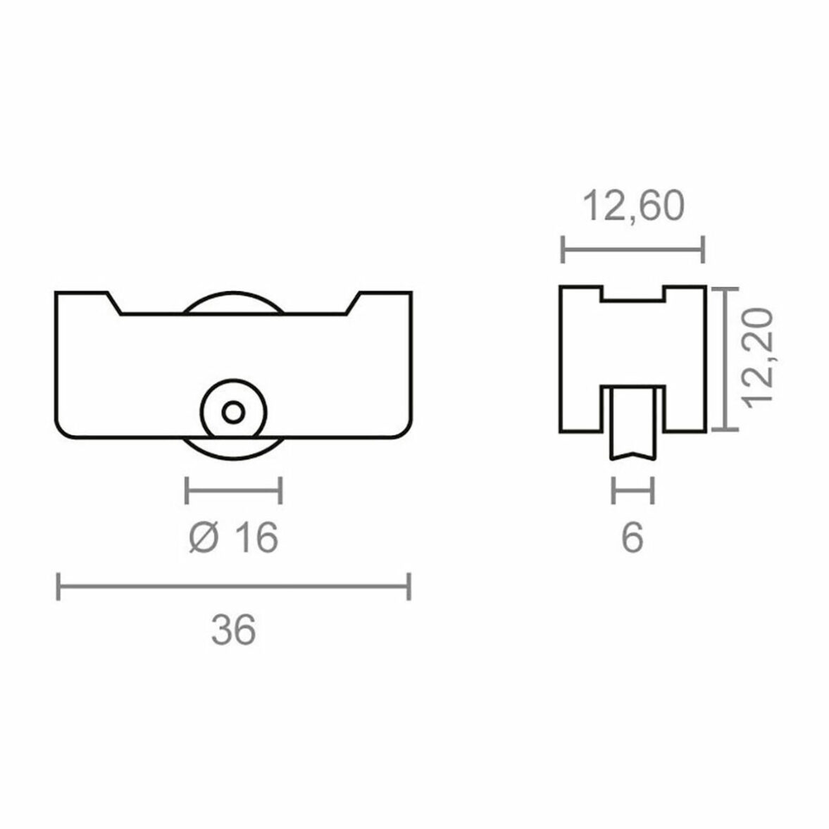 Rodamiento EDM 85473 Inasa 151 rd12 Acero 36 x 12 mm (2 Unidades) - Imagen 3