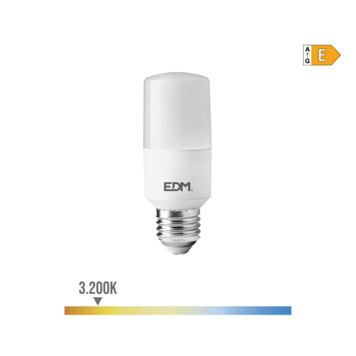 Bombilla LED EDM 98839 E 10 W E27 1100 Lm Ø 4 x 10,7 cm Tubular - Imagen 3