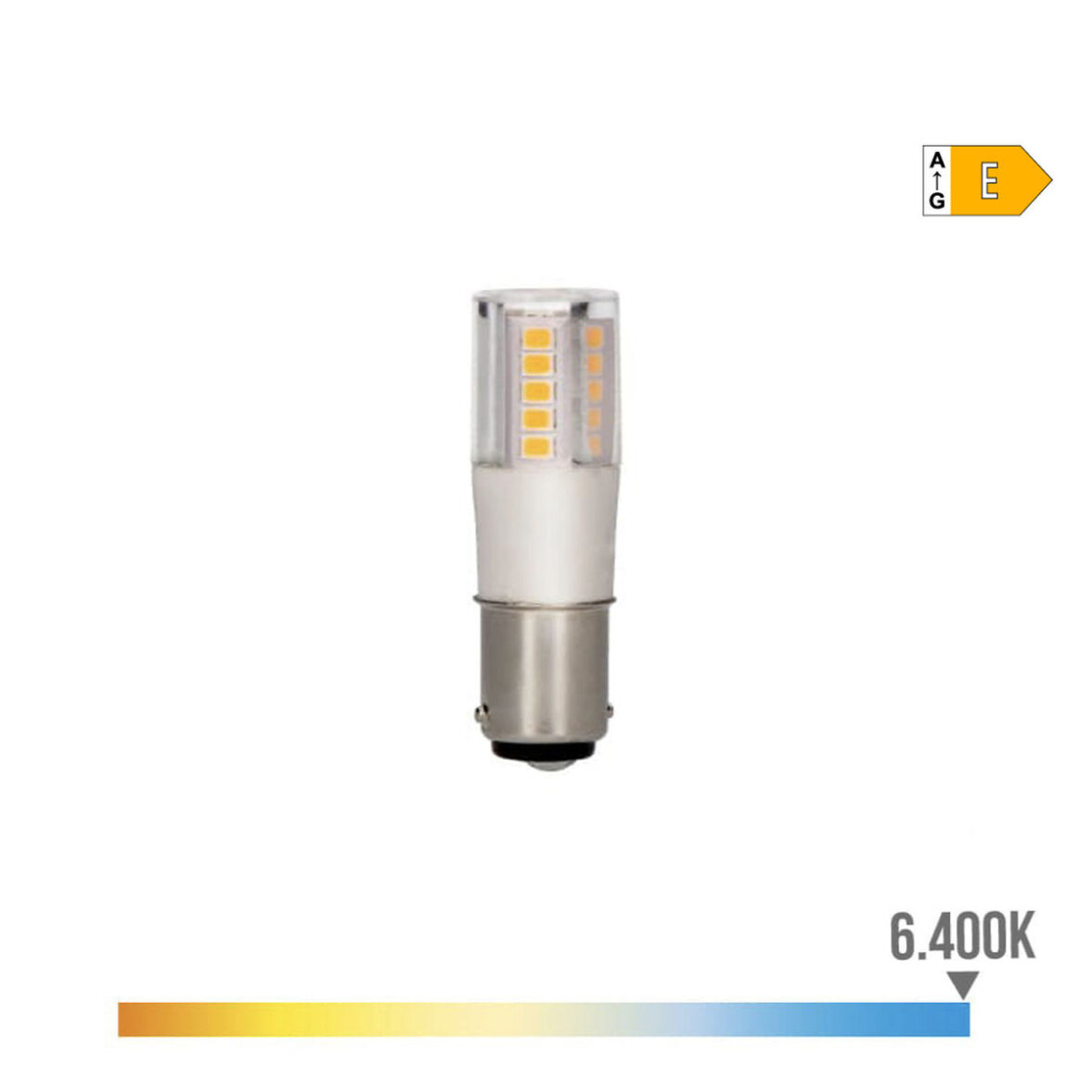 Bombilla LED EDM 98936 E 5,5 W 6 W 60 W B15D 700 lm Ø 1,7 x 5,7 cm (6400 K) - Imagen 3