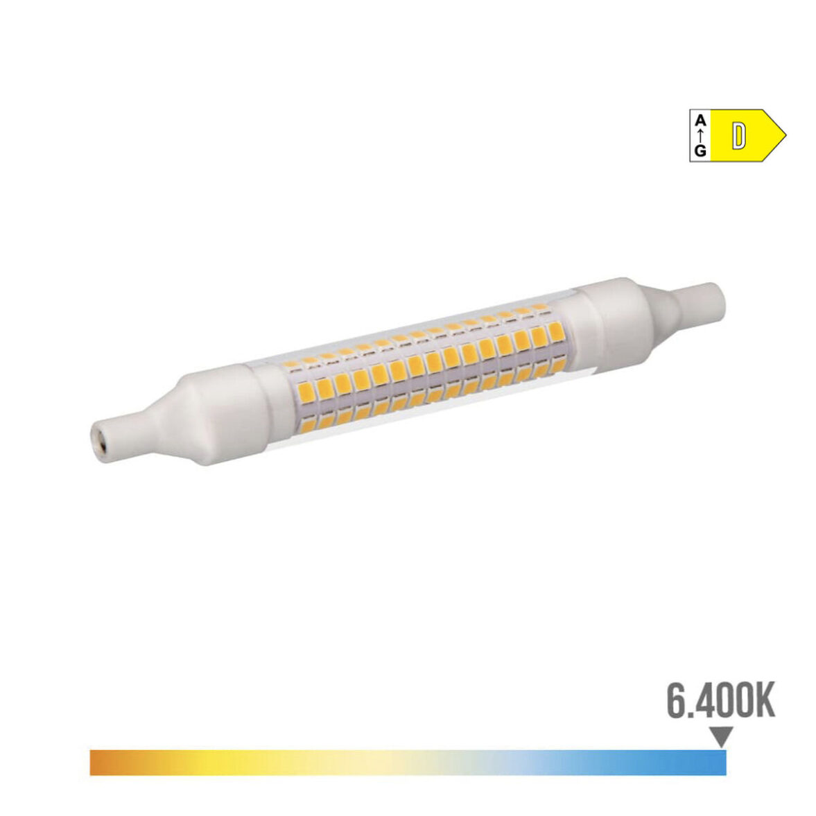Bombilla LED EDM 98987 D 9 W 87 W R7s 1100 Lm Ø 1,5 x 11,8 cm Lineal (6400 K) - Imagen 3
