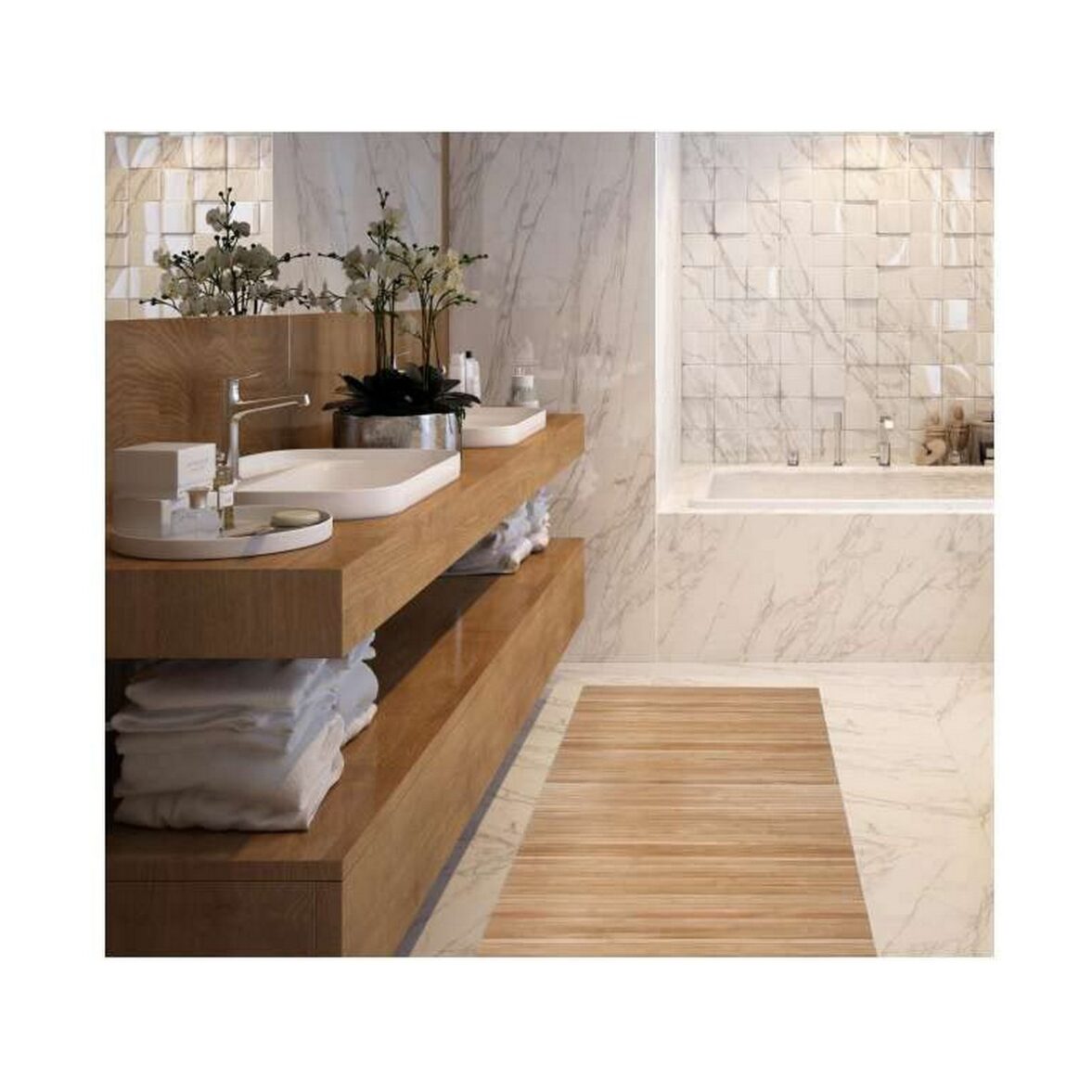Alfombra Stor Planet Natural Bambú (120 x 180 cm) - Imagen 3