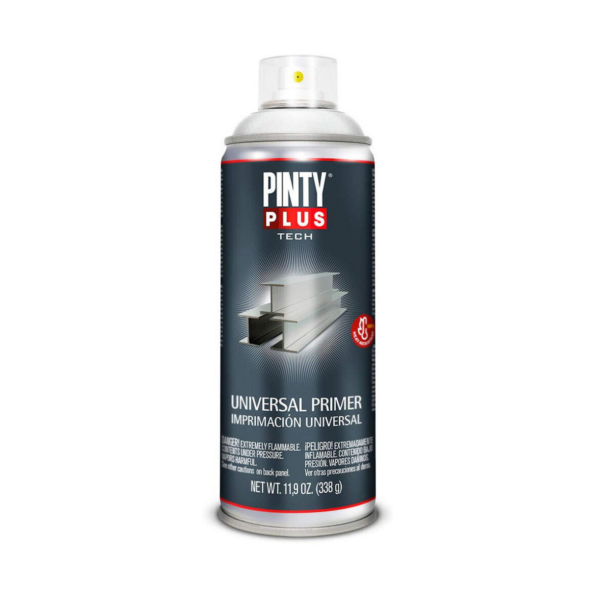 Pintura en spray Pintyplus Tech I101 Universal 400 ml Imprimación Blanco