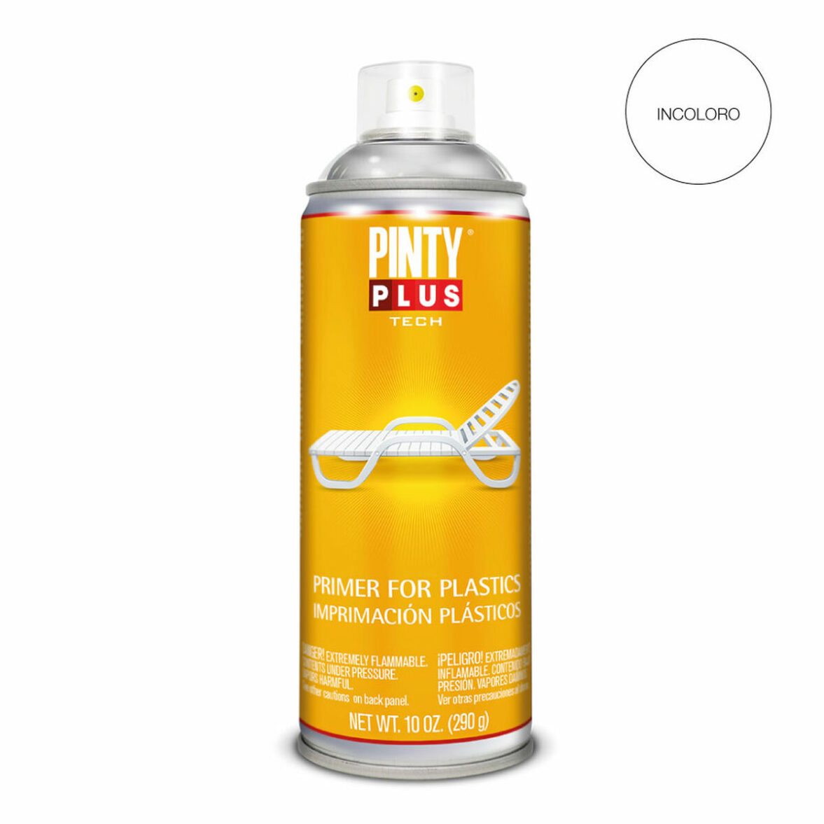 Pintura en spray Pintyplus Tech I199 Plástico Imprimación Transparente 400 ml - Imagen 3