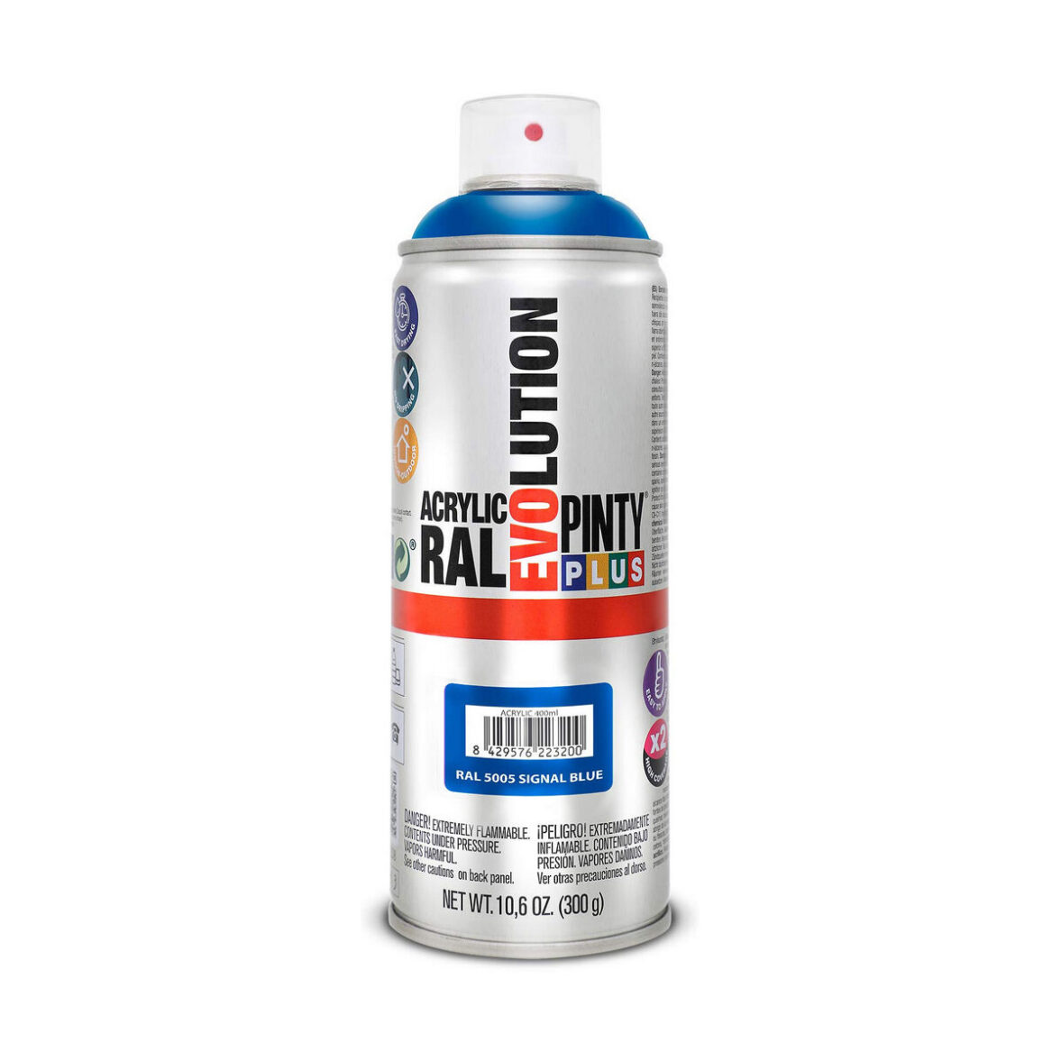 Pintura en spray Pintyplus Evolution RAL 5005 400 ml Signal Blue