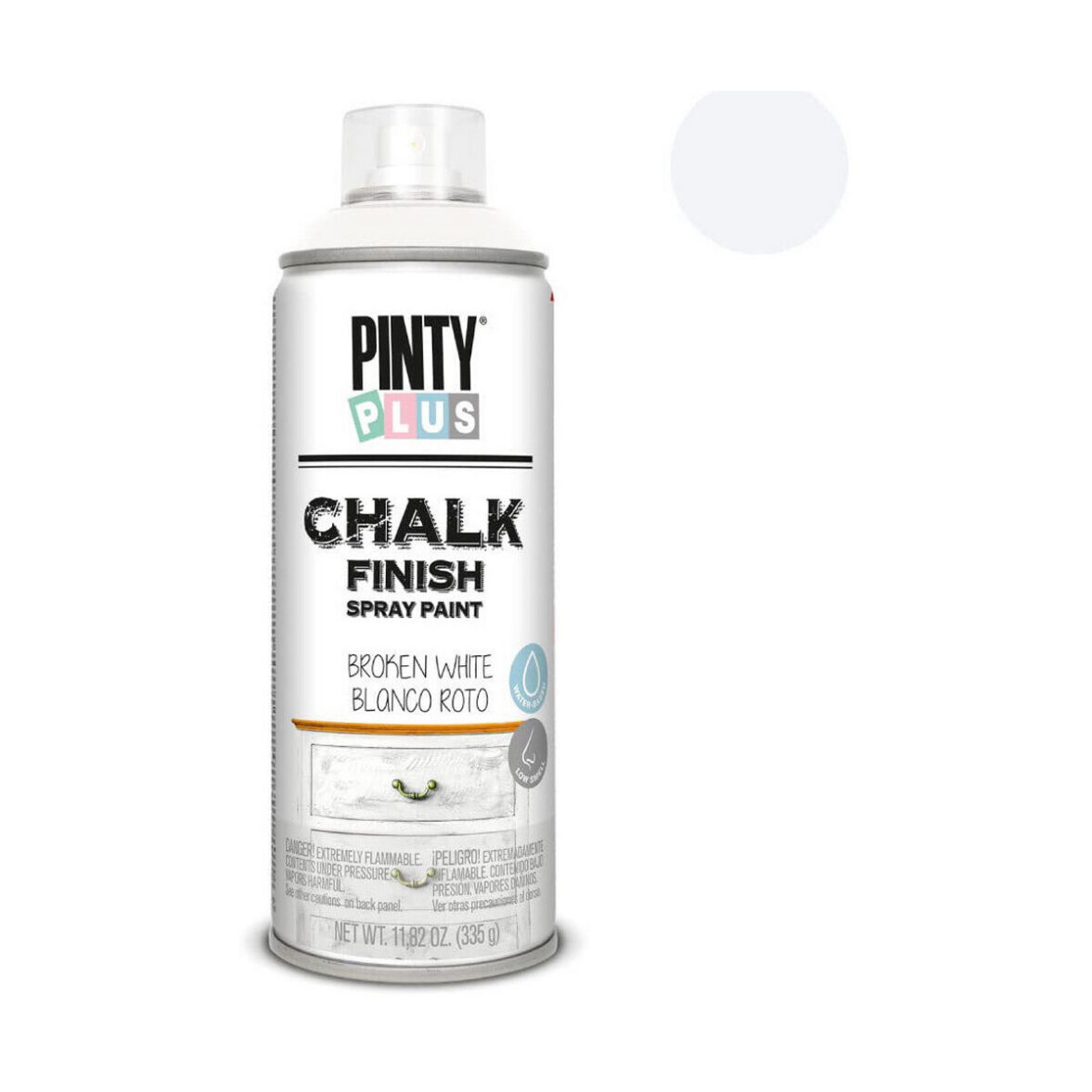 Pintura en spray Pintyplus CK788 Chalk 400 ml Blanco Natural - Imagen 3