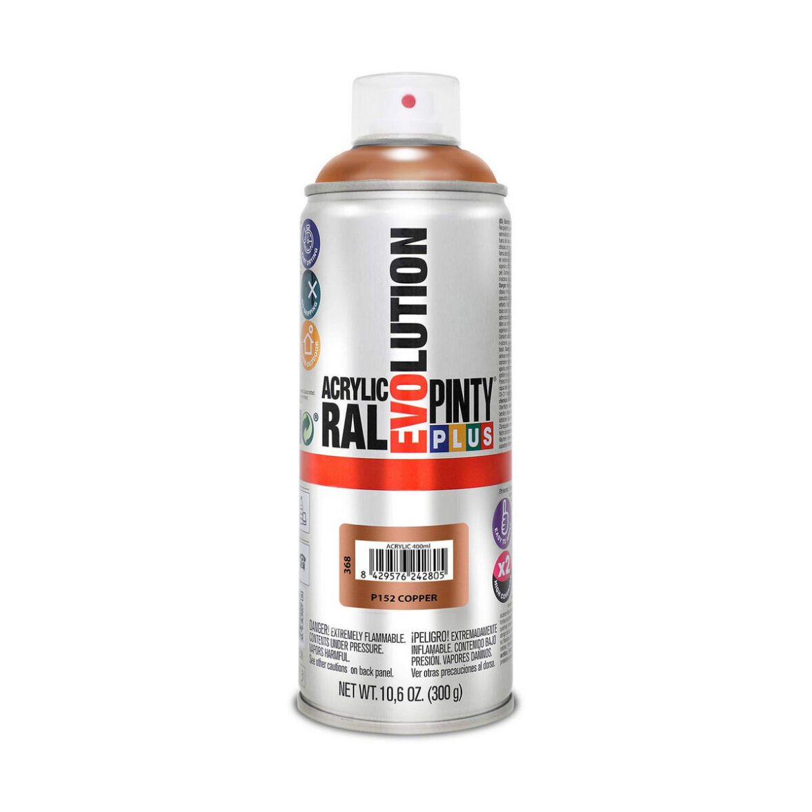 Pintura en spray Pintyplus Evolution P152 400 ml Cobre