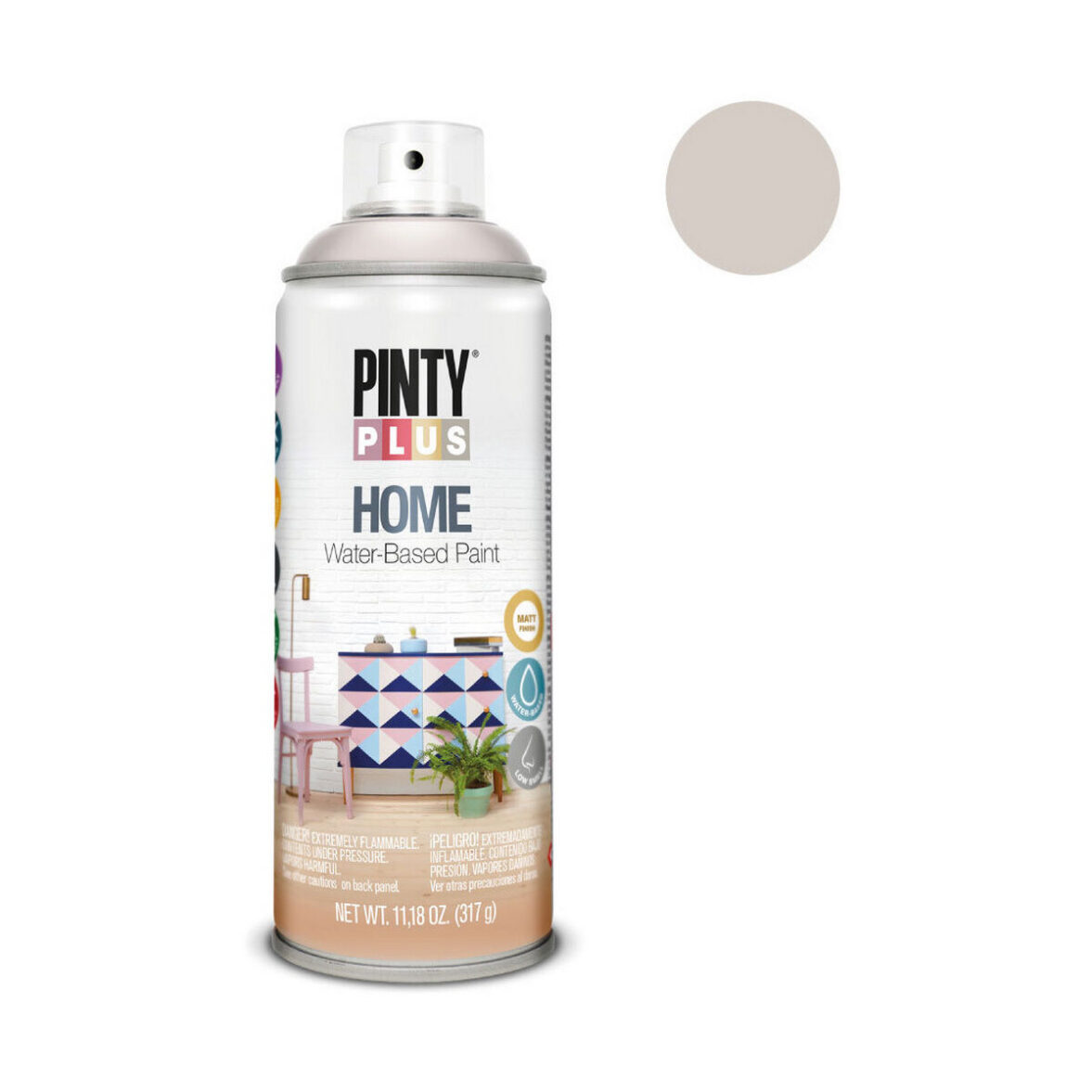Pintura en spray Pintyplus Home HM114 400 ml Toasted Linen - Imagen 3