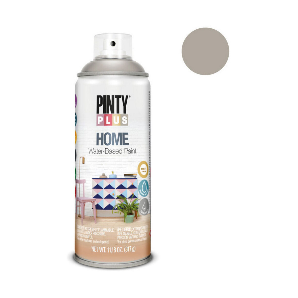 Pintura en spray Pintyplus Home HM115 400 ml Taupé - Imagen 3