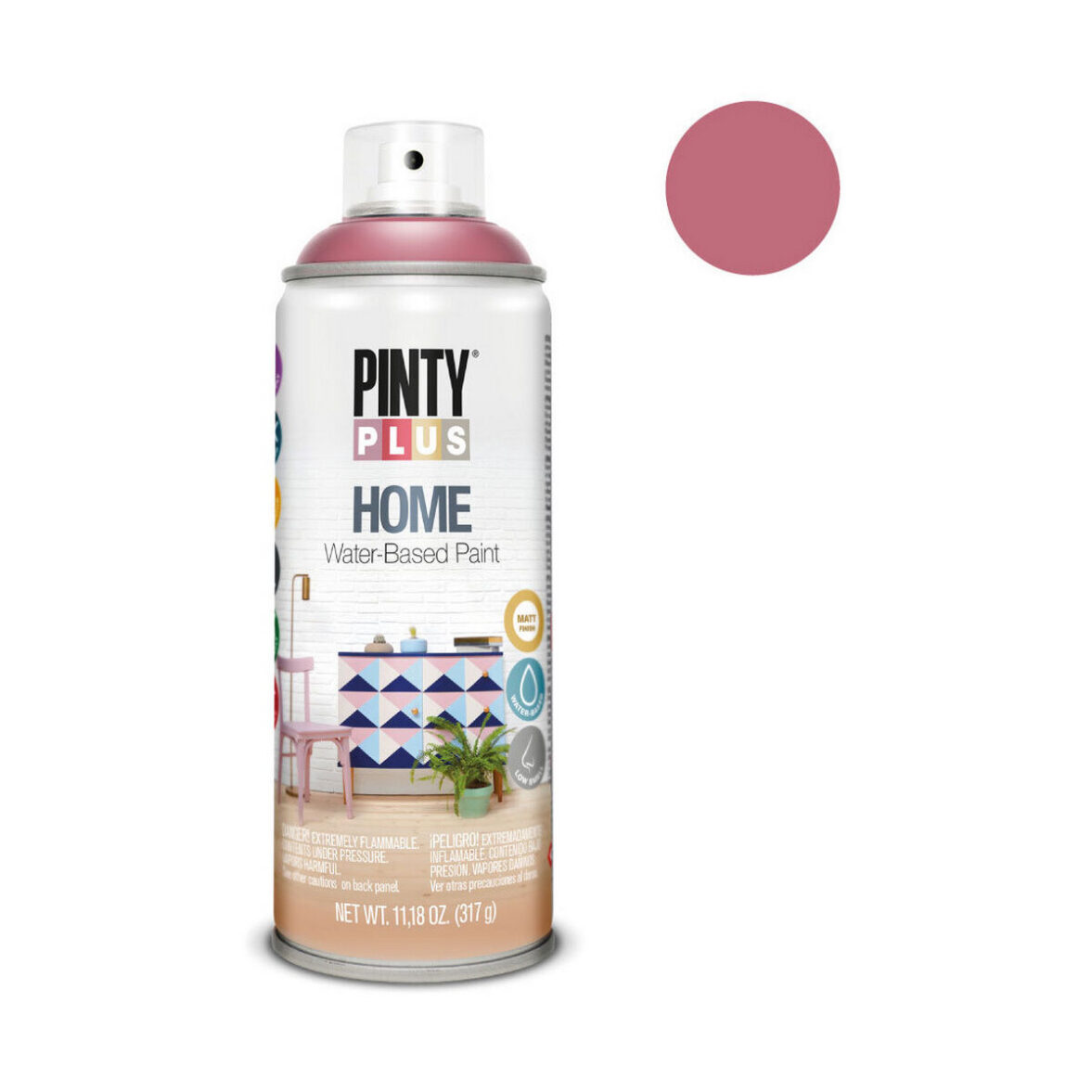 Pintura en spray Pintyplus Home HM119 400 ml Old Wine - Imagen 3