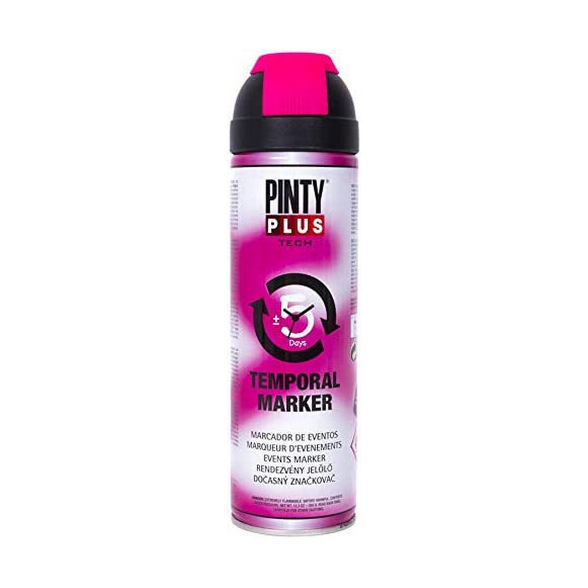 Pintura en spray Pintyplus Tech T184 Temporal 500 ml Cereza