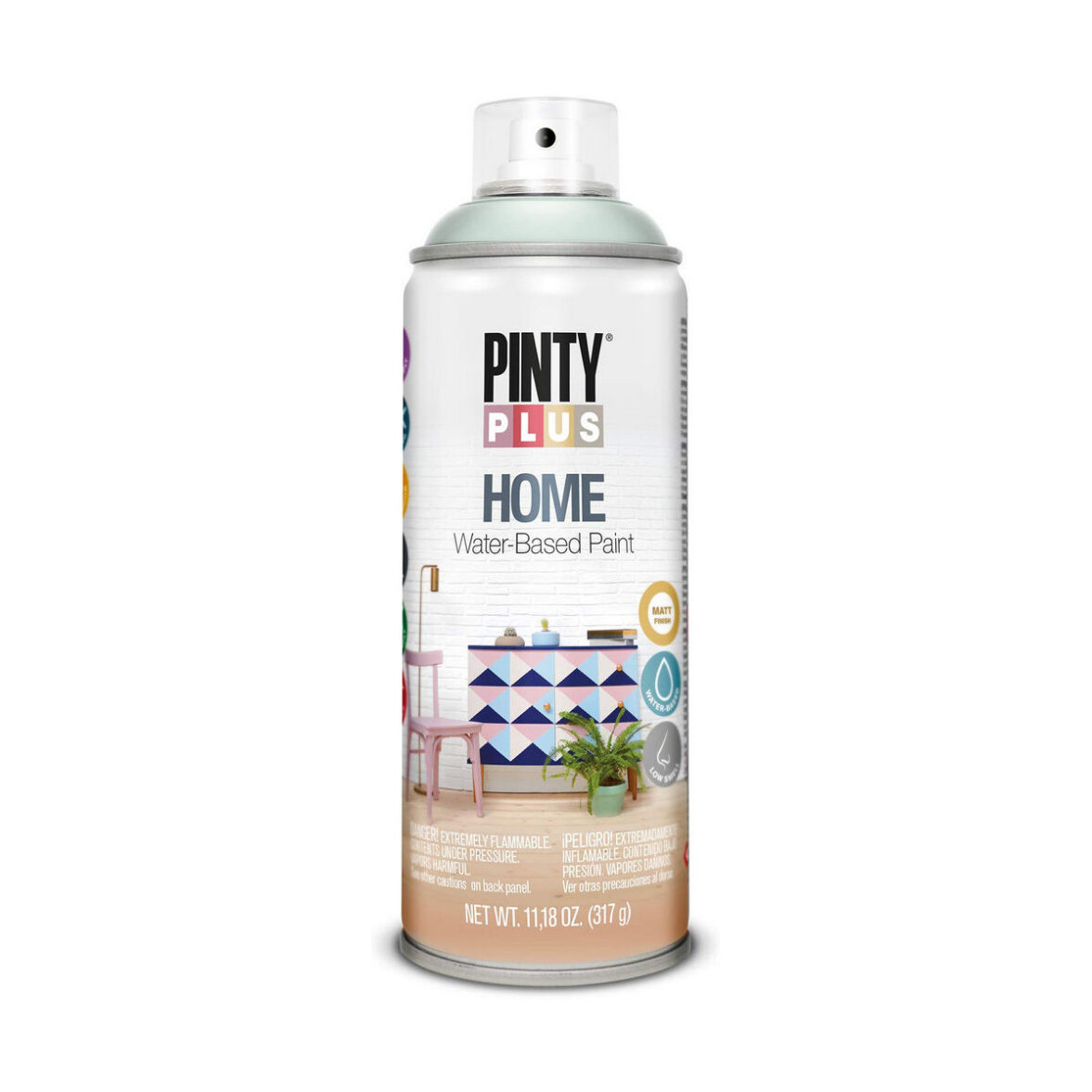 Pintura en spray Pintyplus Home HM415 400 ml Vintage Green