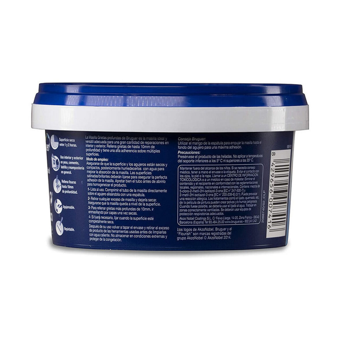 Masilla Bruguer 5196378 Blanco 500 g - Imagen 3